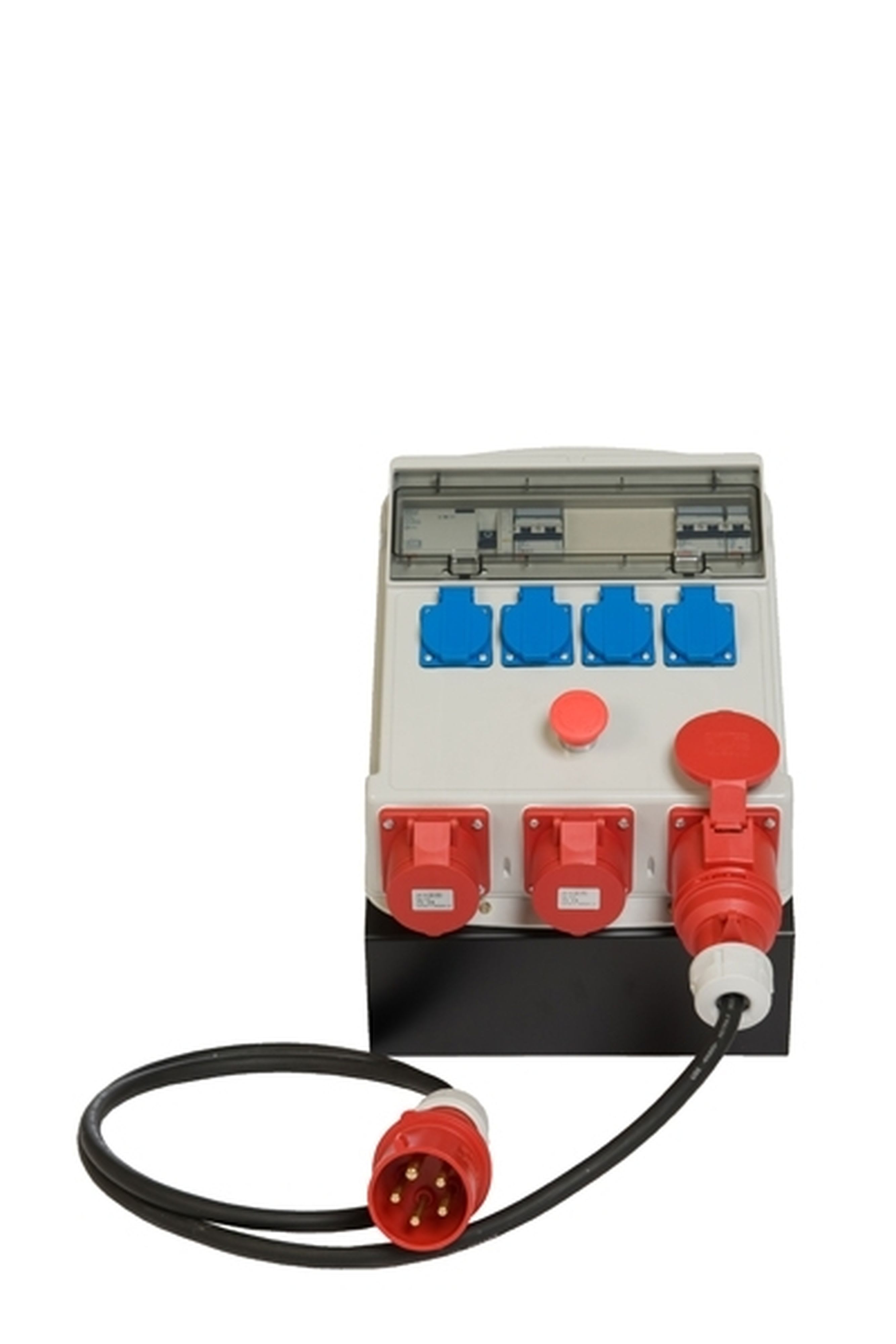 CEBA - Coffret de chantier 250V 415V - avec arrêt d'urgence - 2m H07RNF 5G2,5