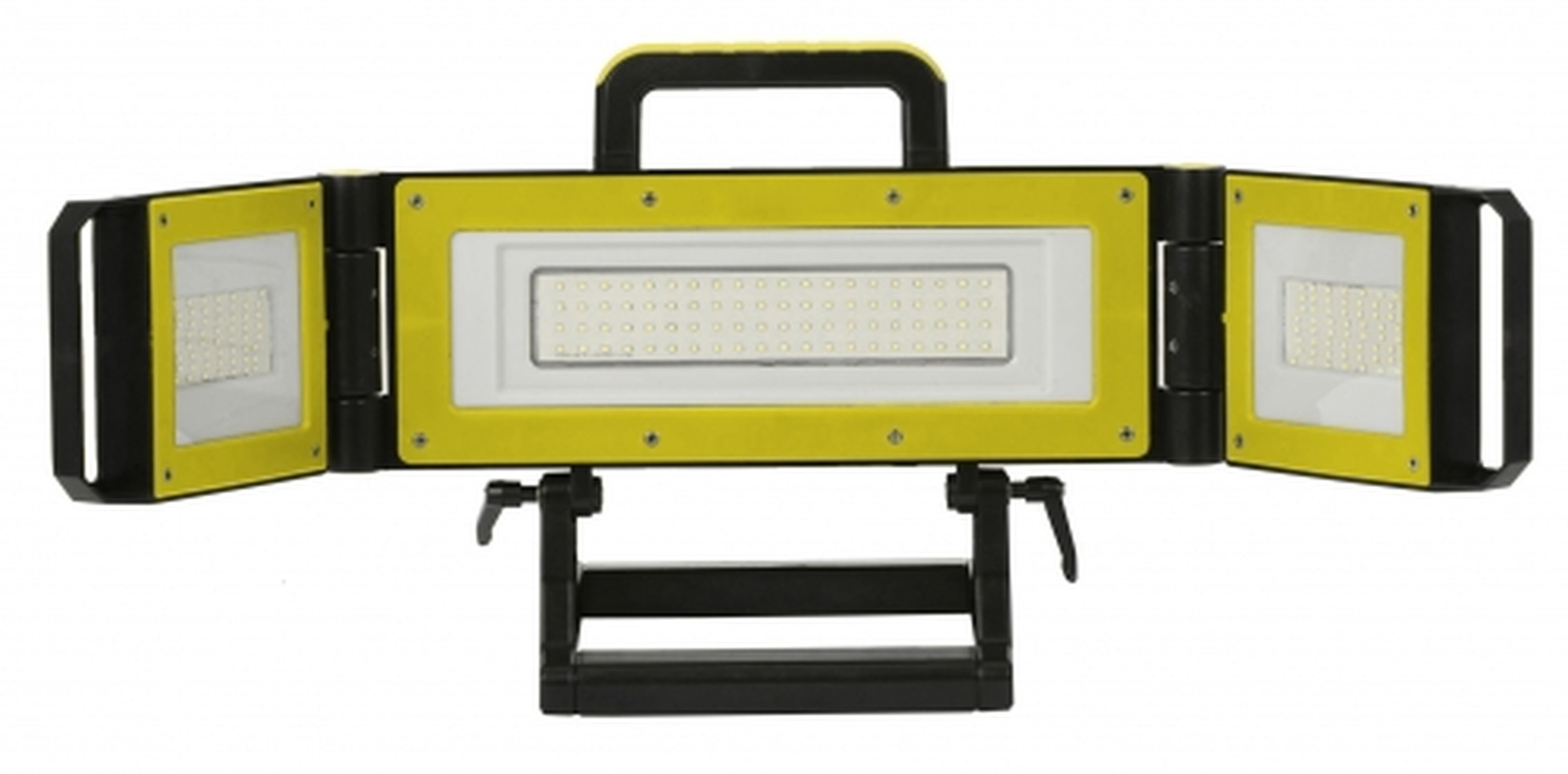 CEBA - Projecteur portable LED 80W multi-positions jaune - 5m de câble H07RNF 3G1,5
