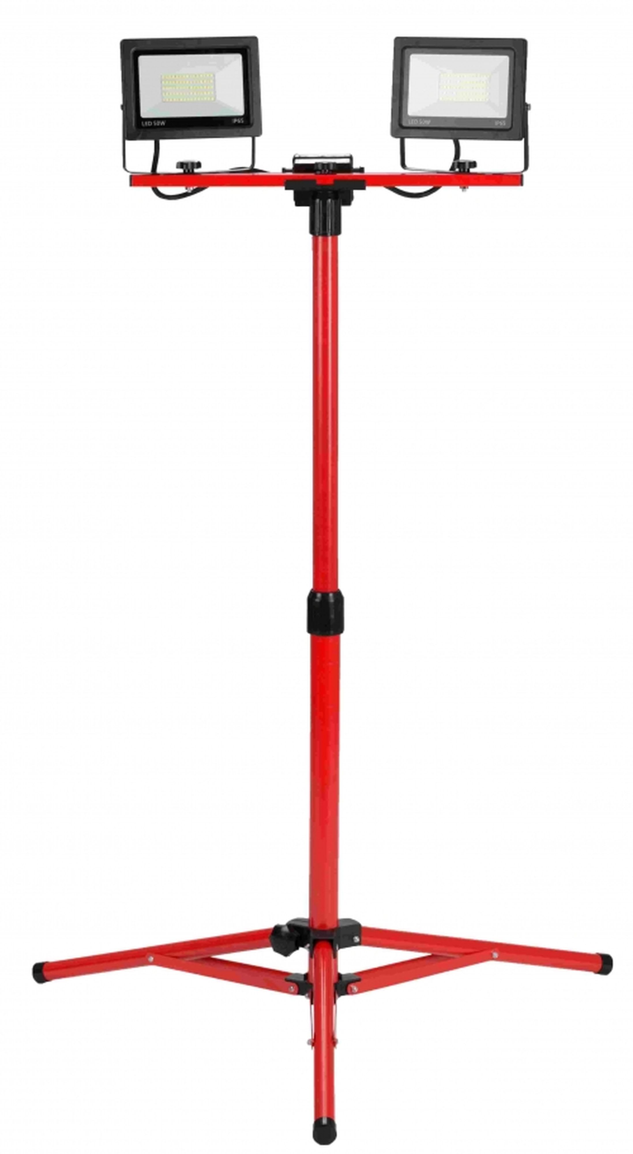 CEBA - Projecteur télescopique LED 2X50W - 3m de câble H05RNF 3G1 - 8400 lumen