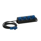 CEBA - Bloc de distribution à 4 prises à clapet 250V NF IP66-68
