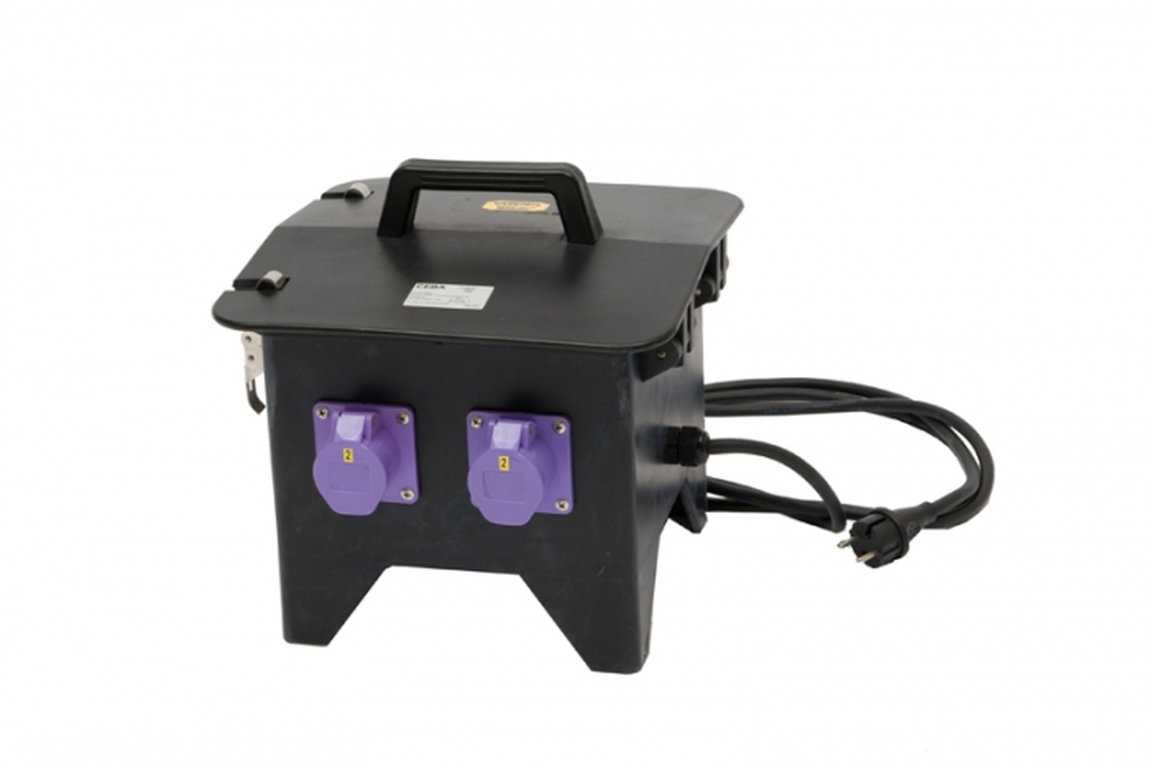 CEBA - Coffret de chantier entrée 250V - sortie 3 prises P17 24V 16A - 1000VA 700W - 3m