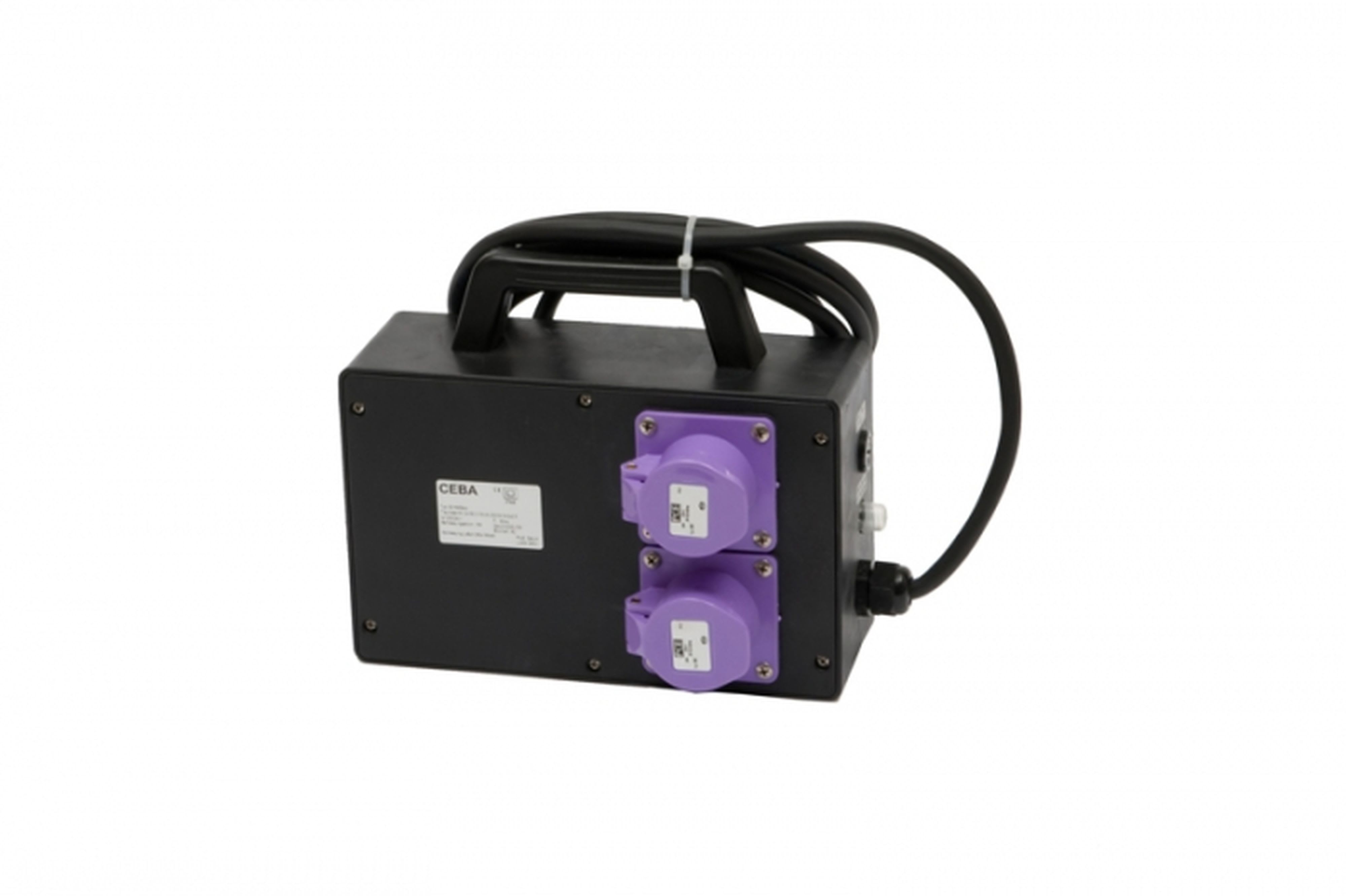 CEBA - Coffret de chantier entrée 250V - sortie 2 prises P17 24V 16A - 500VA 400W - 3m