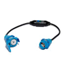 CEBA - Prolongateur muni d'un module différentiel 16A - 30mA / 250V IP55 - 2x0,5m