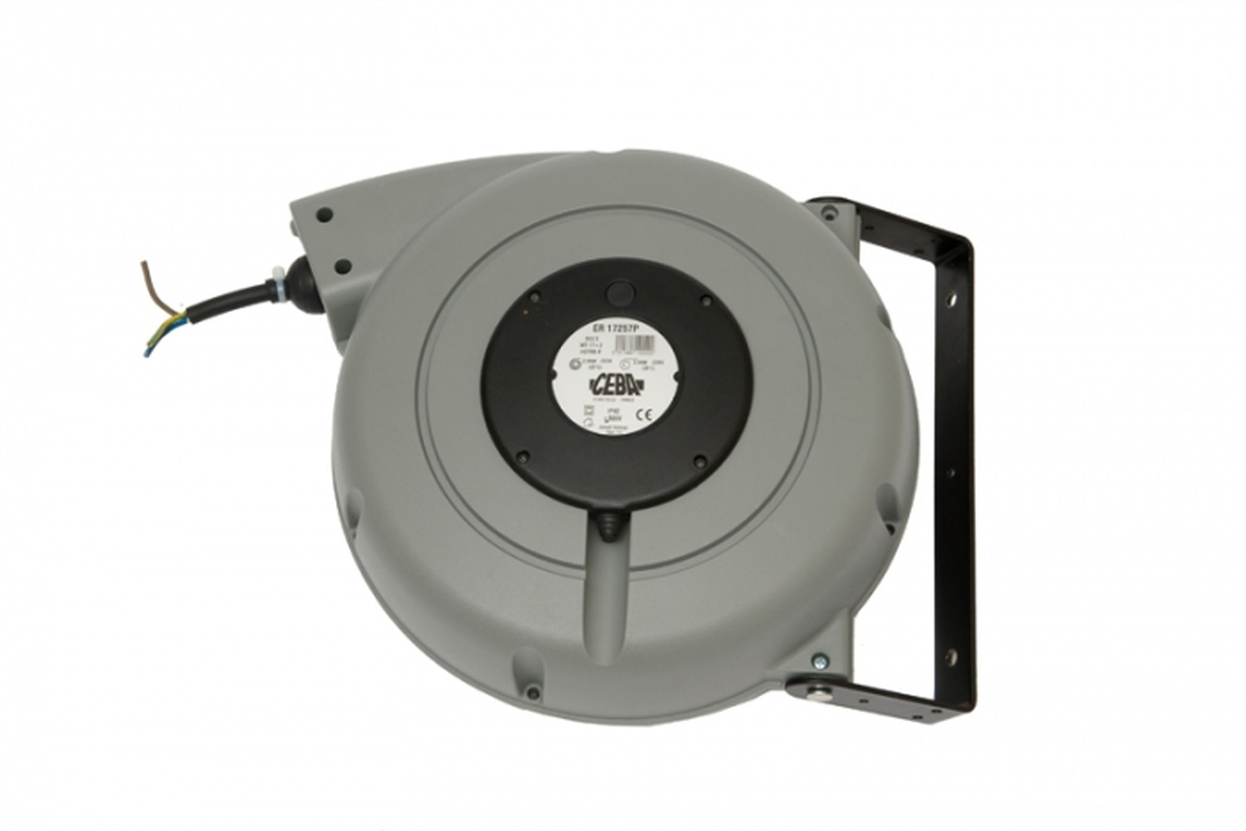 CEBA - Enrouleur à rappel automatique avec 10m + 2m extérieur de câble H07RNF 5G2,5