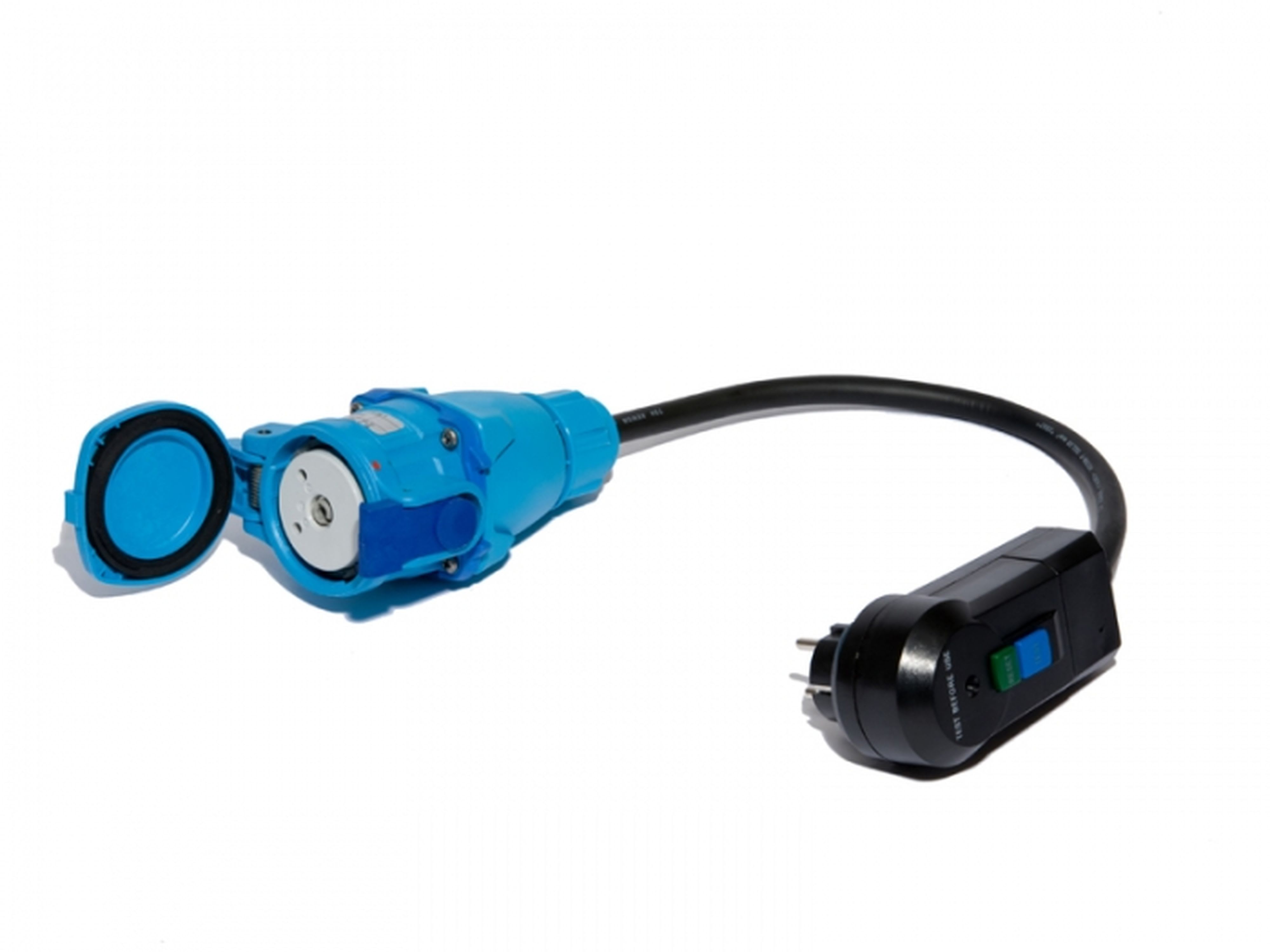 CEBA - Fiche disjoncteur différentielle 30mA NF 16A 250V - femelle DS1 - 0,5m H07