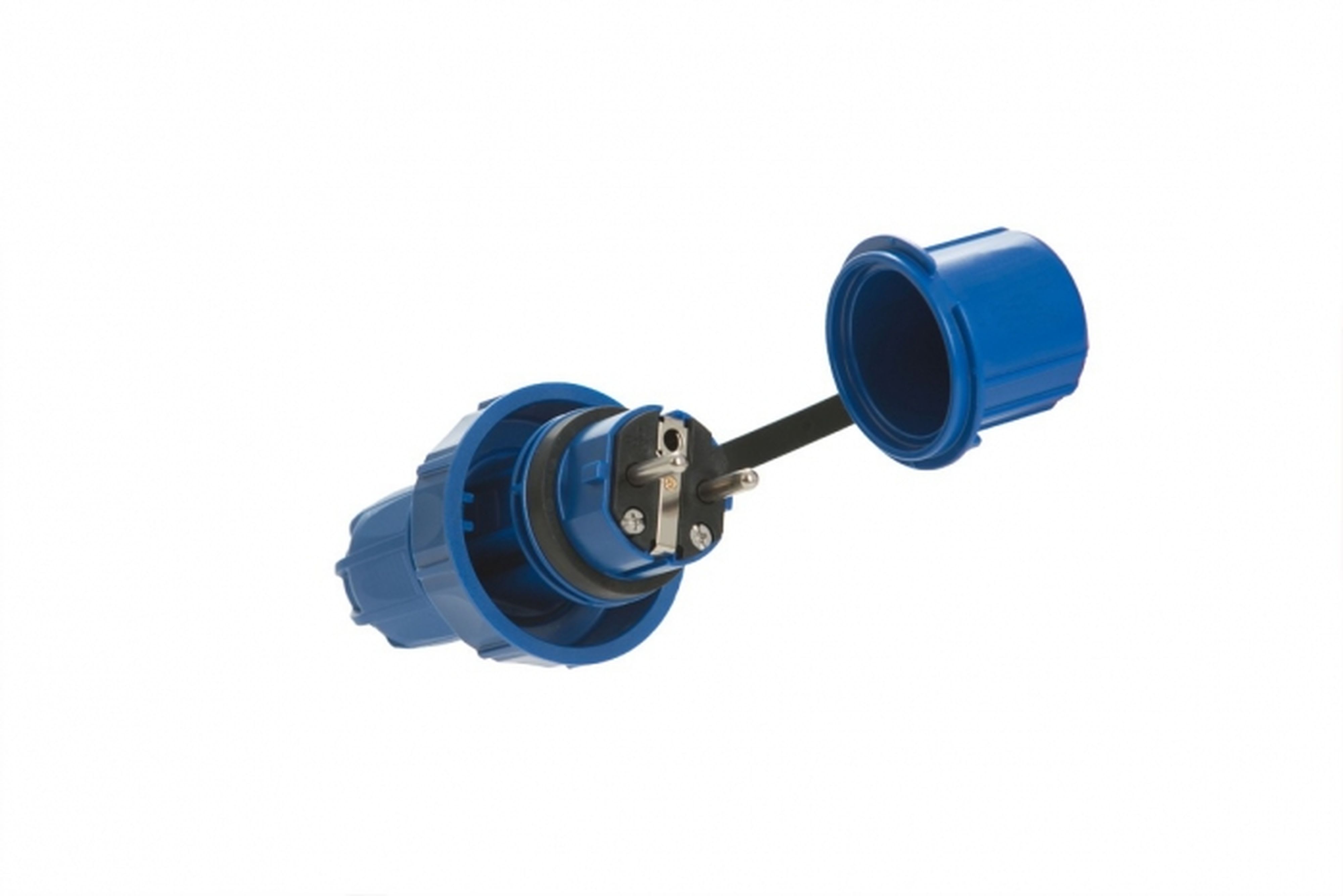 CEBA - Fiche mâle 2P+T 16A 250V IP66-68 brochage NF