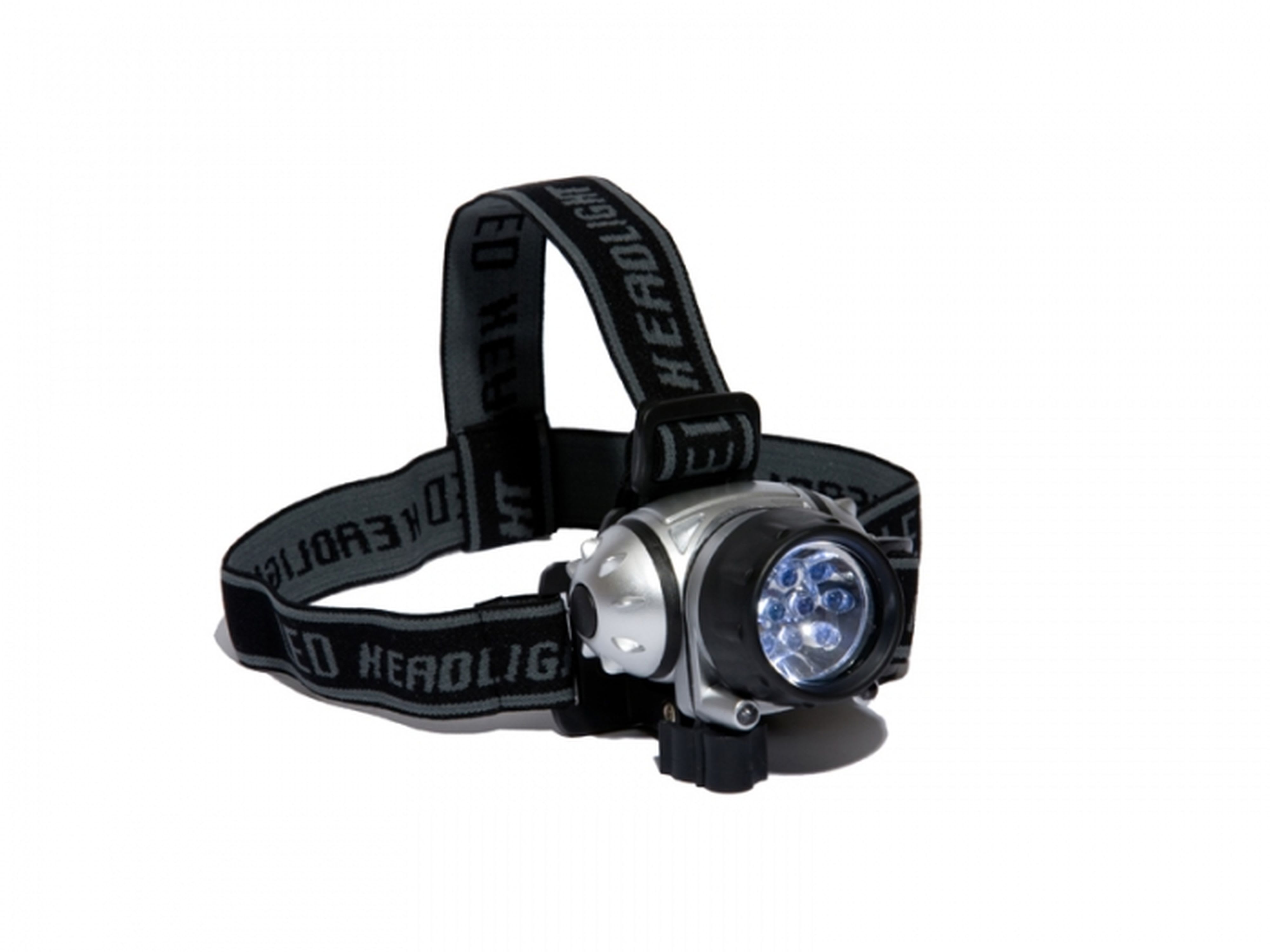 CEBA - Lampe frontale à led - fonctionne avec 3 piles AAA non fournies - 10 led + 2 led