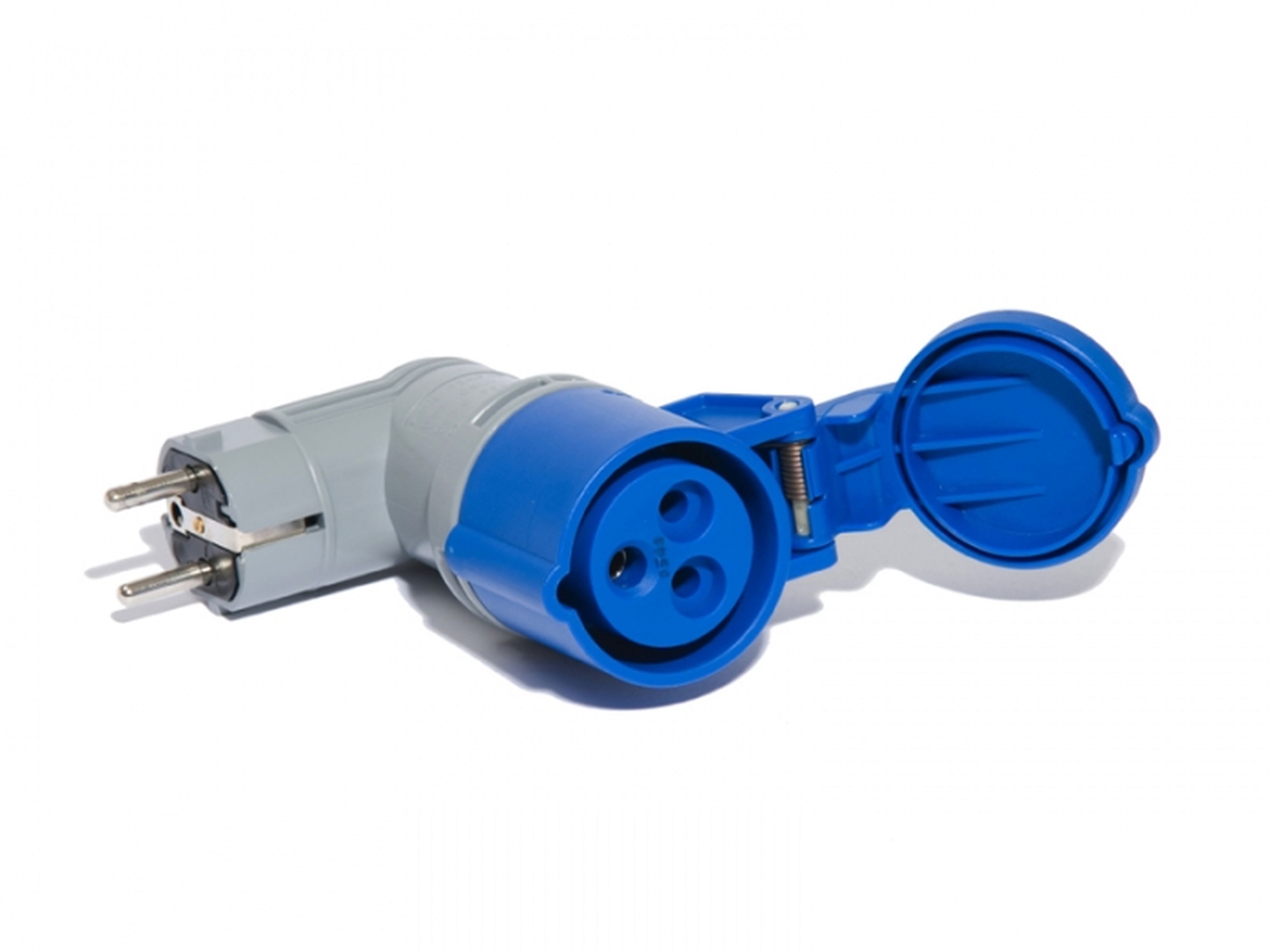 CEBA - Adaptateur P17 pour branchement standard français - femelle P17 - Fiche NF 16A