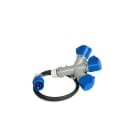 CEBA - Prolongateur PRO 3 sorties à clapet polypropylène 16A 250V - 1,5m H07RNF 3G1,5