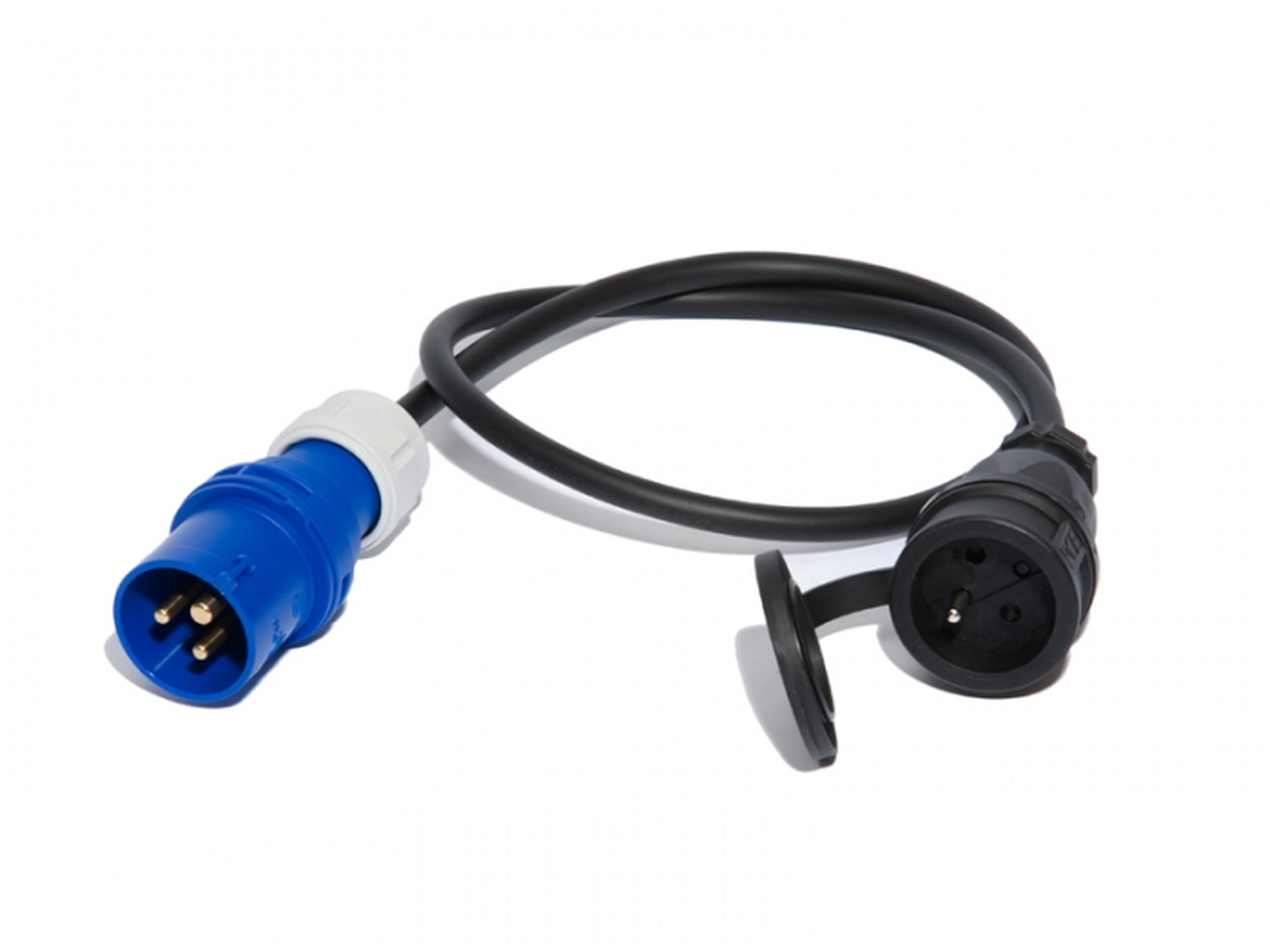 CEBA - Adaptateur fiche P17 pour branchement standard français femelle NF 16A 1m 3G1,5