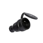 CEBA - Prise mobile 16A 250V 2P+T NF - caoutchouc - pour câble 3G1,5 et 3G2,5