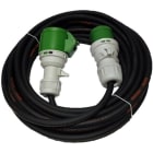 CEBA - Prolong. PRO avec fiche et prise P17 - 3 broches 42V - 200Hz - 10m HO7RNF 3G1,5