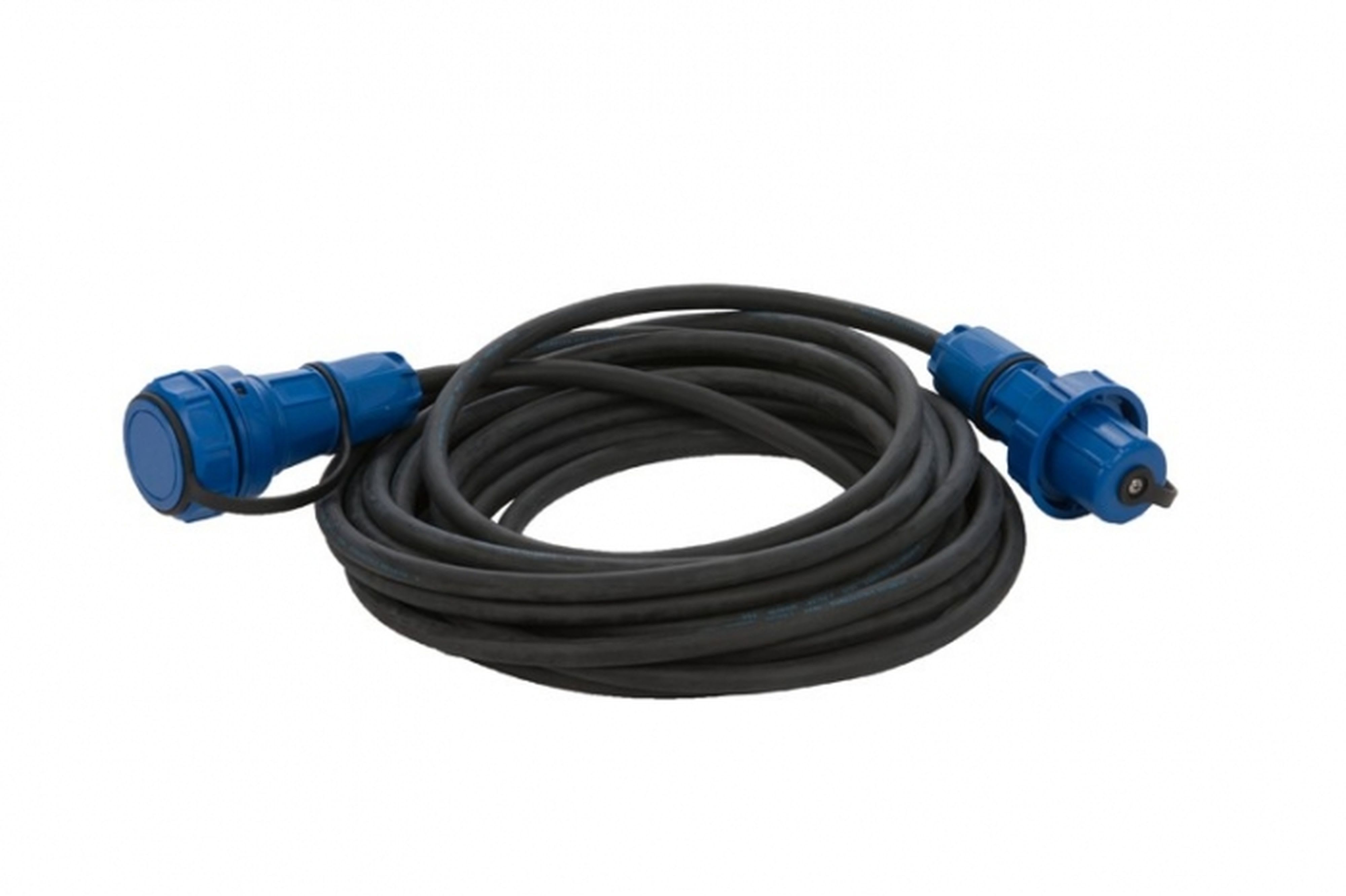 CEBA - Prolongateur PRO noir NF IP66 - 10m de câble HO7RNF 3G2,5 - fiche et prise 16A
