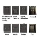 CEBA - Adaptateur pour projecteur de chantier à led multi-batterie 18V PMB45-PMBH65