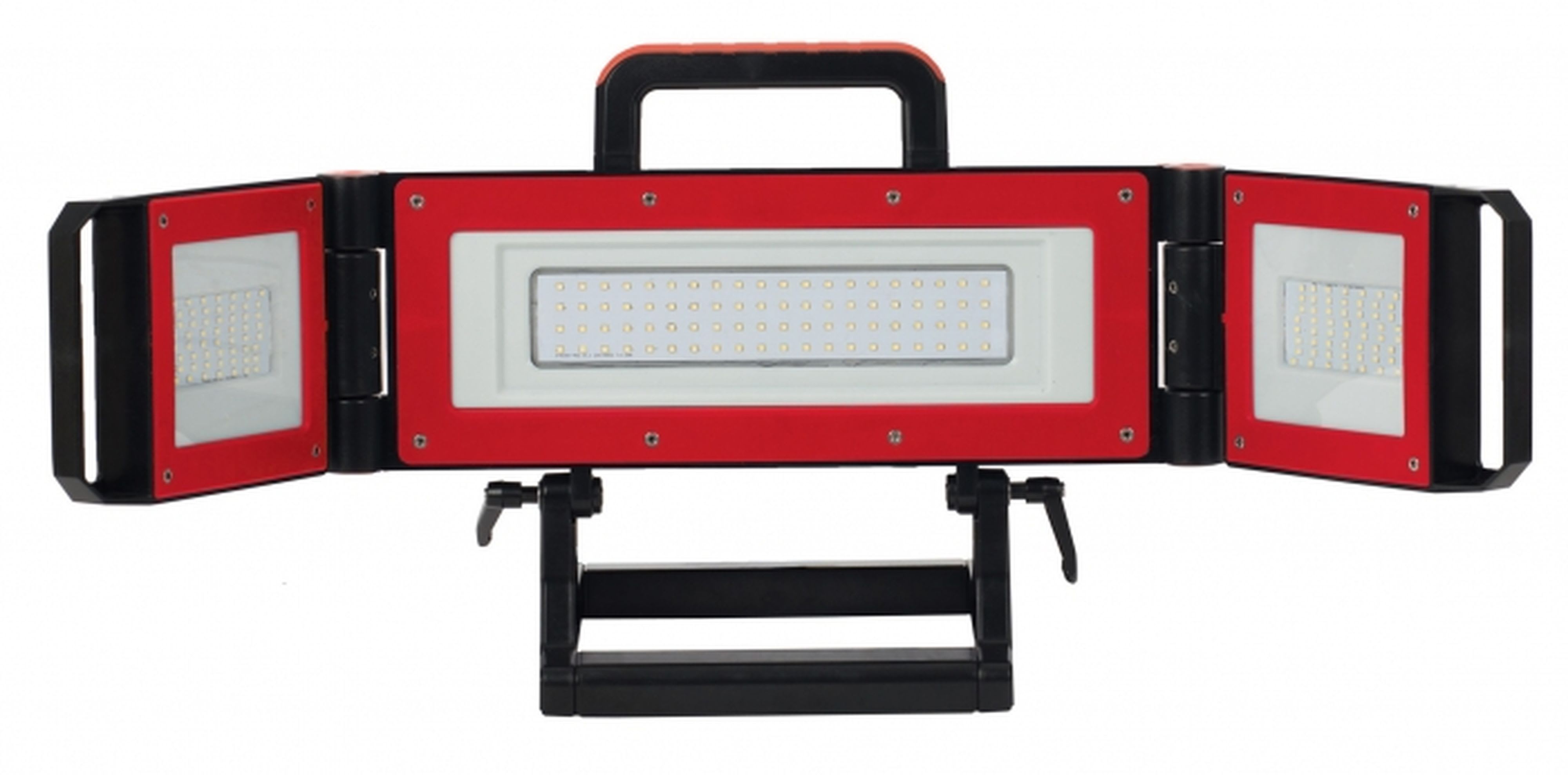 CEBA - Projecteur portable LED 80W multi-positions rouge - 5m de câble H07RNF 3G1,5