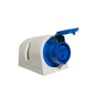 CEBA - Socle mural avec boîtier 250V - 2P+T - 16A - brochage européen type P17 - CEE 17