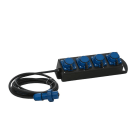 CEBA - Bloc de distribution à 3 prises à clapet 250V NF IP66-IP68 - 5m H07RNF 3G2,5