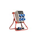 CEBA - Coffret de chantier 4 prises P17 IP66 250V - arrêt d'urgence - 2m H07RNF 3G2,5