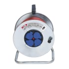 CEBA - Enrouleur électrique métallique 4 prises - 33m de câble HO7RNF 3G2,5