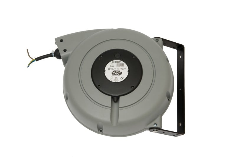 CEBA - Enrouleur à rappel automatique avec 20m + 2m extérieur de câble H05VVF 3G2,5