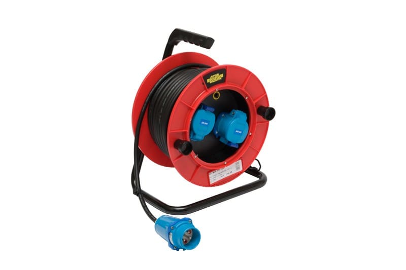 CEBA - Enrouleur avec 2 prises Maréchal DS1 30A IP55 - 40m de câble HO7RNF 3G2,5