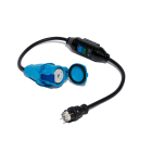 CEBA - Fiche NF + différentiel 30mA + prise mobile DS1 - 2x0,5m H07RNF 3G2,5