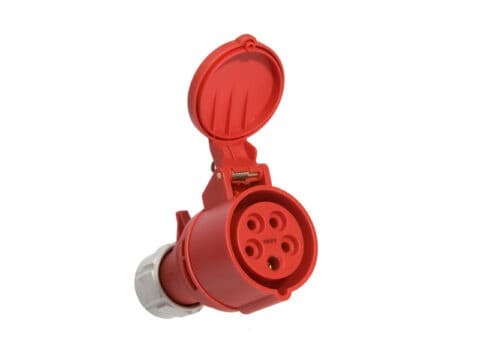 CEBA - Prise mobile 415V - 3P+N+T - 32A  - norme CEE 17 - caoutchouc dur - IP44