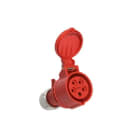 CEBA - Prise mobile 415V - 3P+N+T - 32A  - norme CEE 17 - caoutchouc dur - IP44