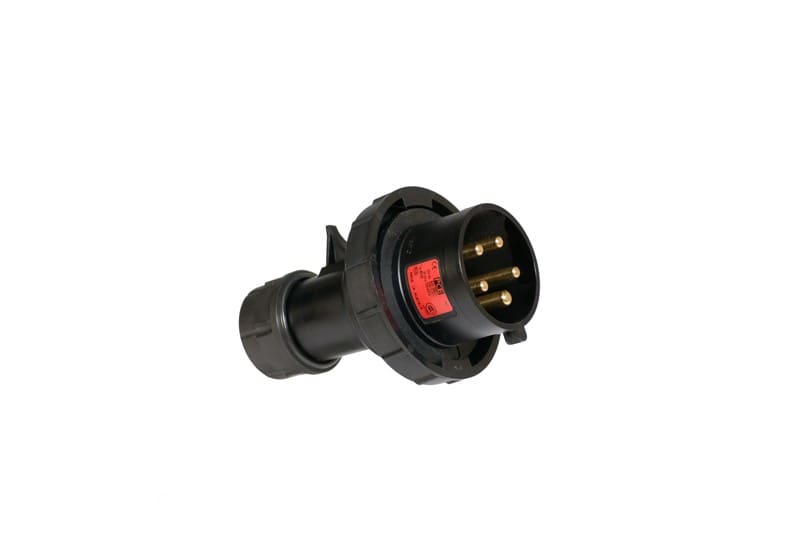 CEBA - Fiche mâle noire 250V - 2P+T - 32A - norme CEE 17