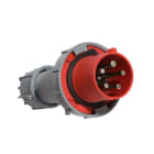 CEBA - Fiche mâle 415V - 3P+T + PILOT - 63A - norme CEE17 - caoutchouc dur - IP67