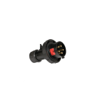 CEBA - Fiche mâle noire 415V- 3P+N+T - 125A - norem CEE17