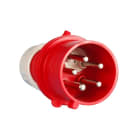 CEBA - Fiche mâle 415V - 3P+T - 32A - avec inverseur de phase - CEE17 - IP44
