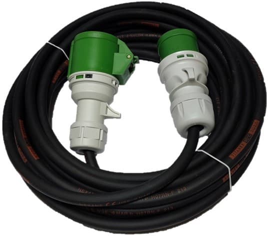 CEBA - Prolong. PRO avec fiche et prise P17 - 3 broches 42V - 200Hz - 10m HO7RNF 3G2,5