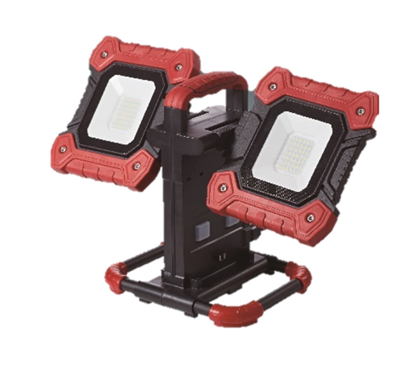 CEBA - Projecteur portable LED 60W multi-positions rouge - 1,8m de câble H07RNF 3G1