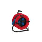 CEBA - Enrouleur électrique 3 prises à clapet NF IP66 - 25m HO7RNF 3G2,5 - guide câble