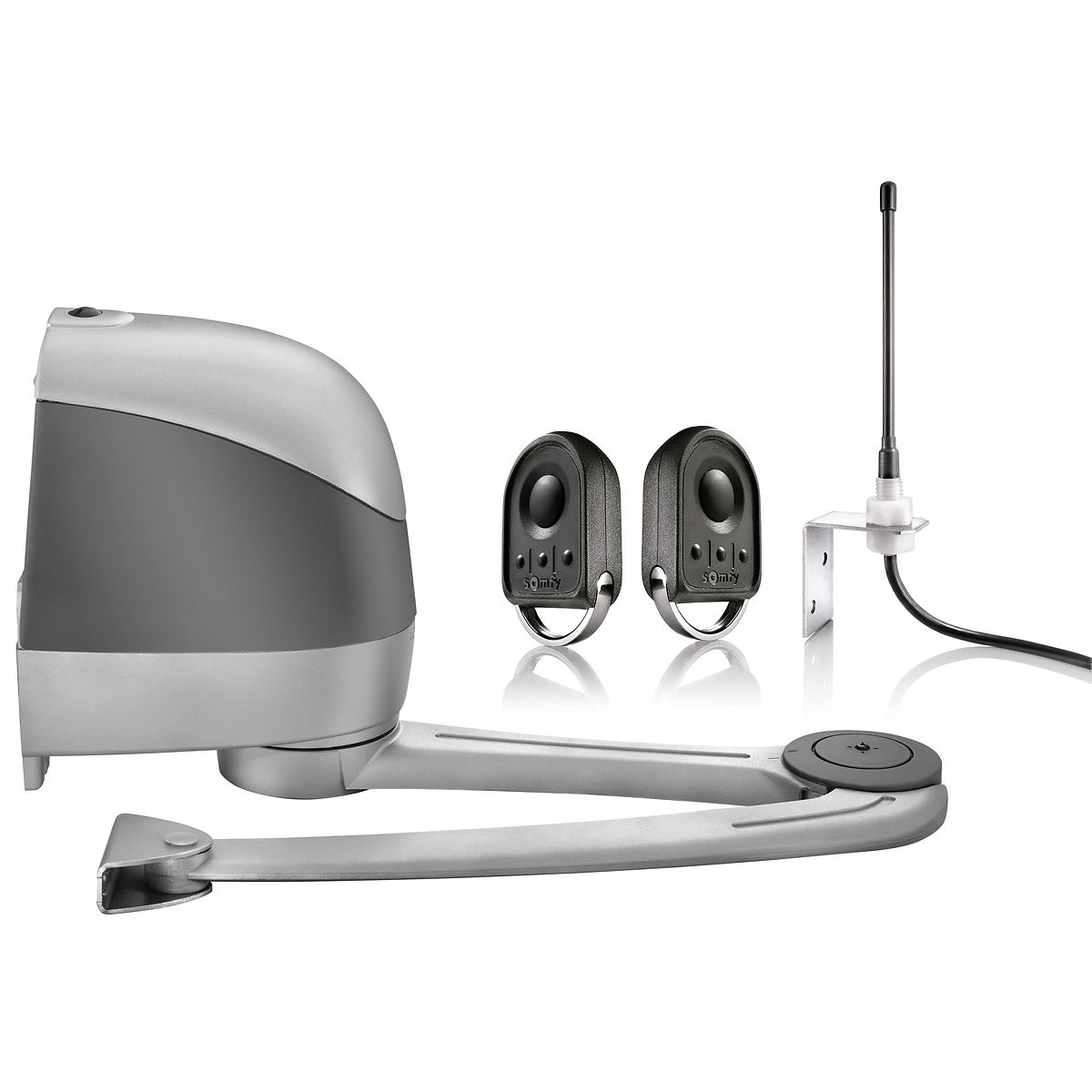 Somfy - Moteur axovia 220b rts pack 1 vantail (gris)