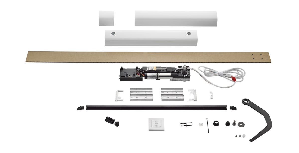 Somfy - Kit de motorisation pour volet battant Yslo® Flex io 1 vantail - blanc/noir