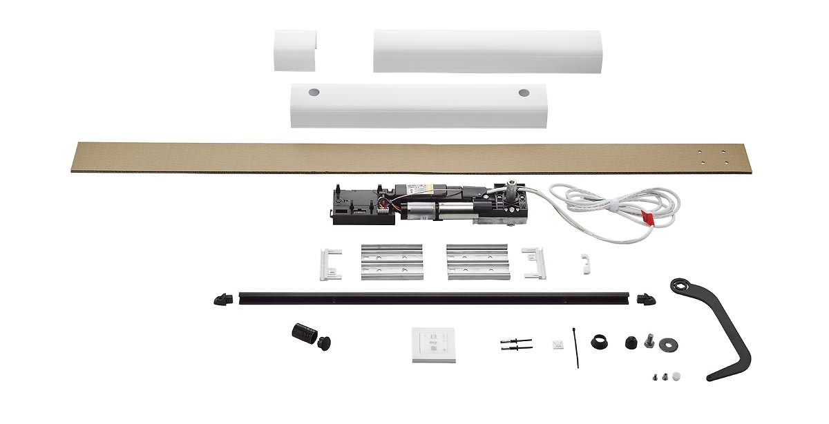 Somfy - Kit de motorisation pour volet battant Yslo® Flex io Slim 1 vantail-blanc/noir