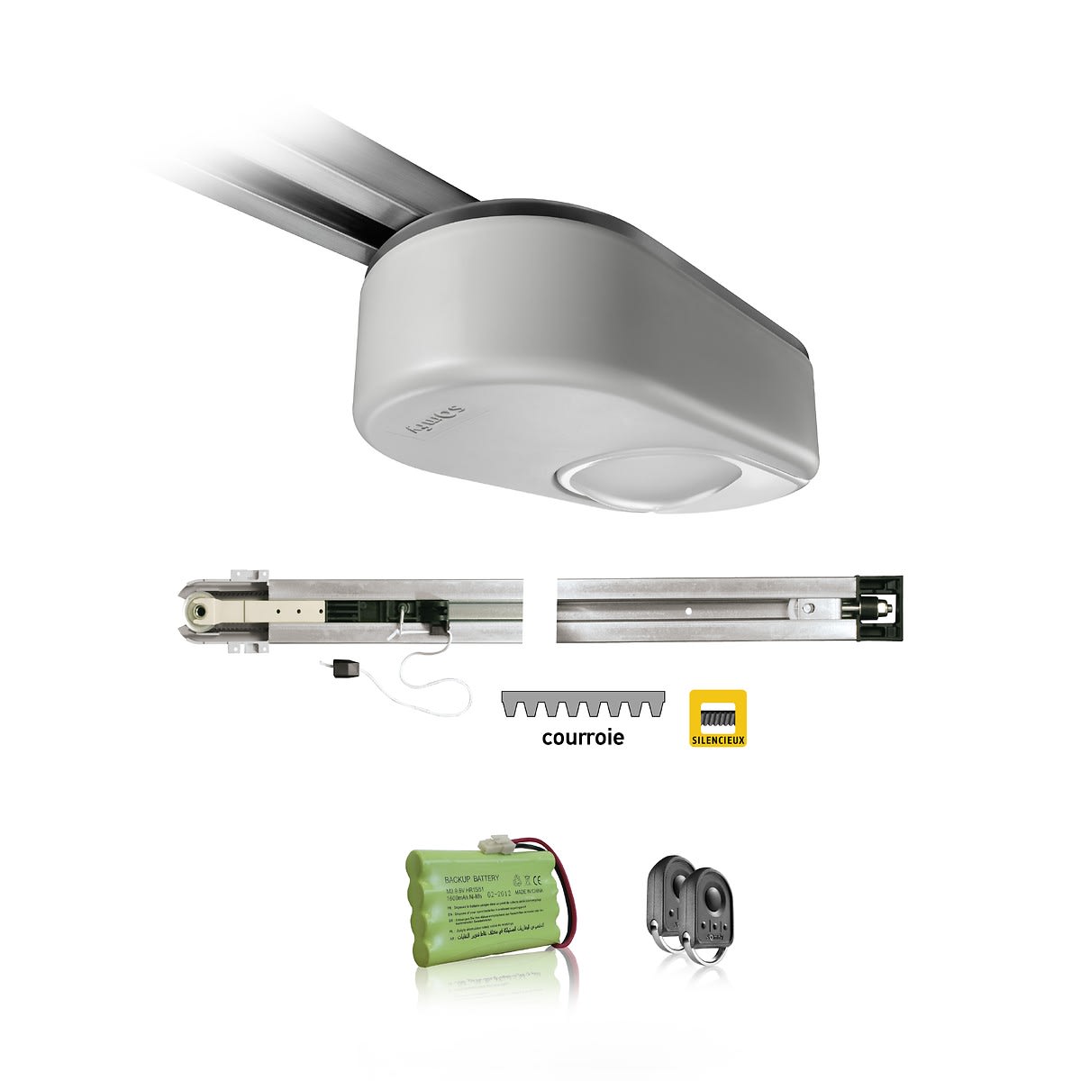 Somfy - Dexxo® smart 800 io - pack courroie  - Motorisation pour porte de garage