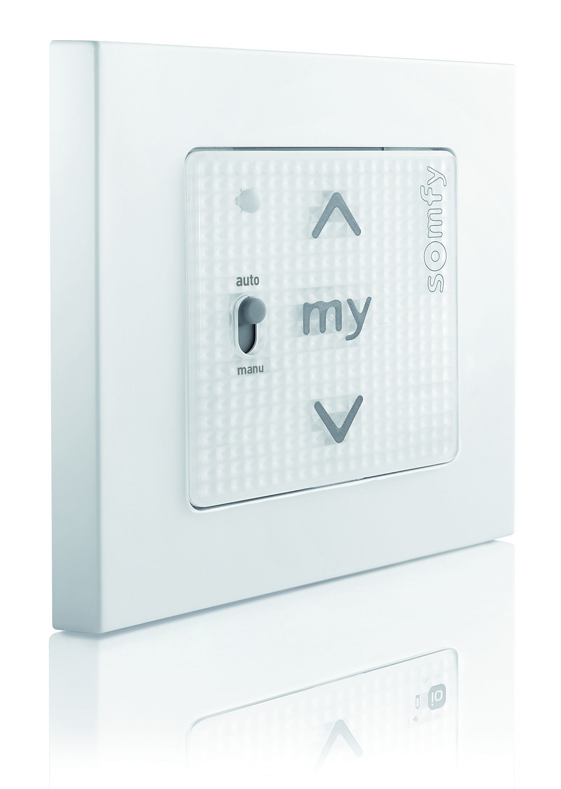 Somfy - Smoove® uno io-compatible blanc + cadre