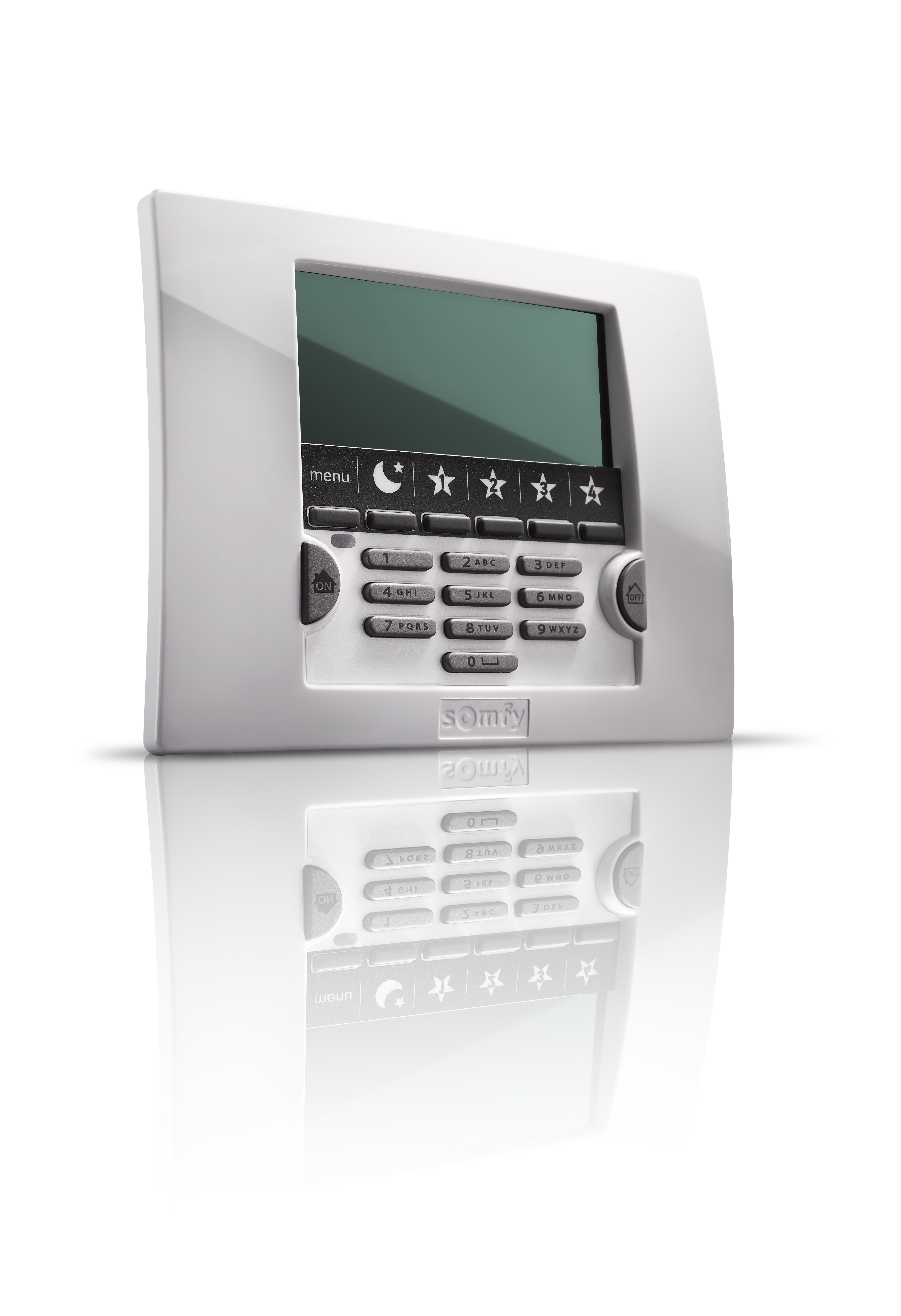 Somfy - Clavier lcd avec lecteur de badge home keeper + 1 badge