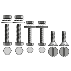 Somfy - Sachet de visserie pour support de moteur universel