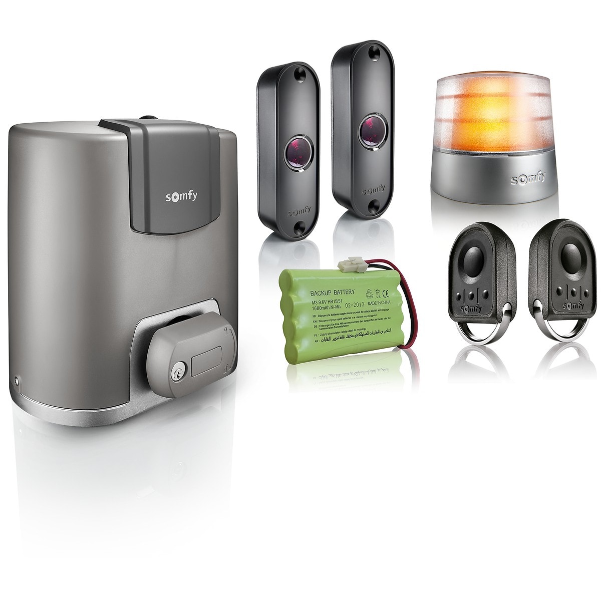Somfy - Motorisation elixo 500 3s io - pack confort