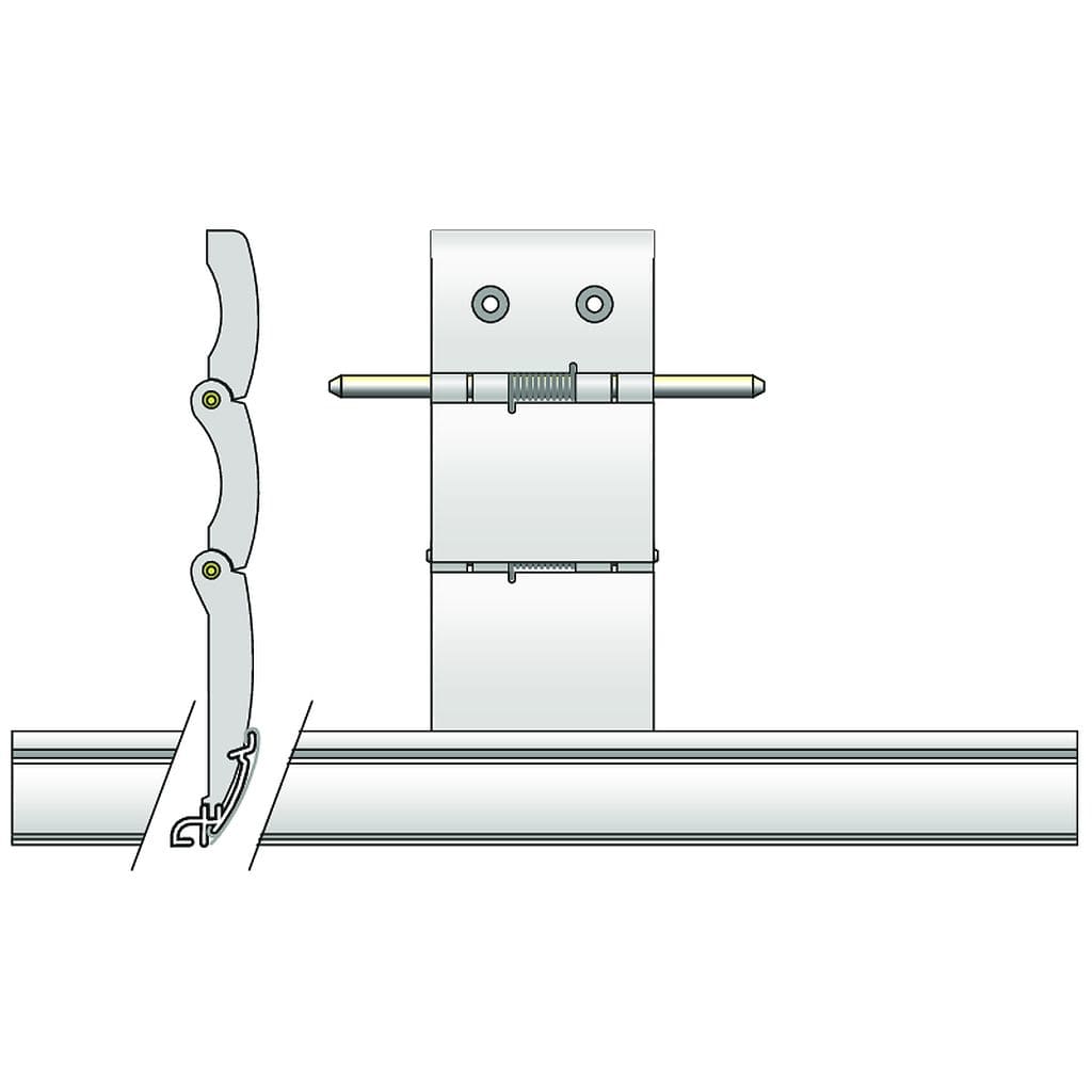 Somfy - Verrou 2 maillons lame 8 mm