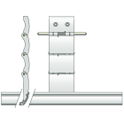 Somfy - Verrou 3 maillons lame 14 mm