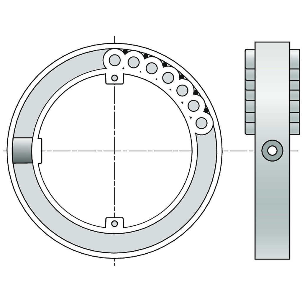 Somfy - Bagues d?adaptation pour verrous ZF64 x2 unités