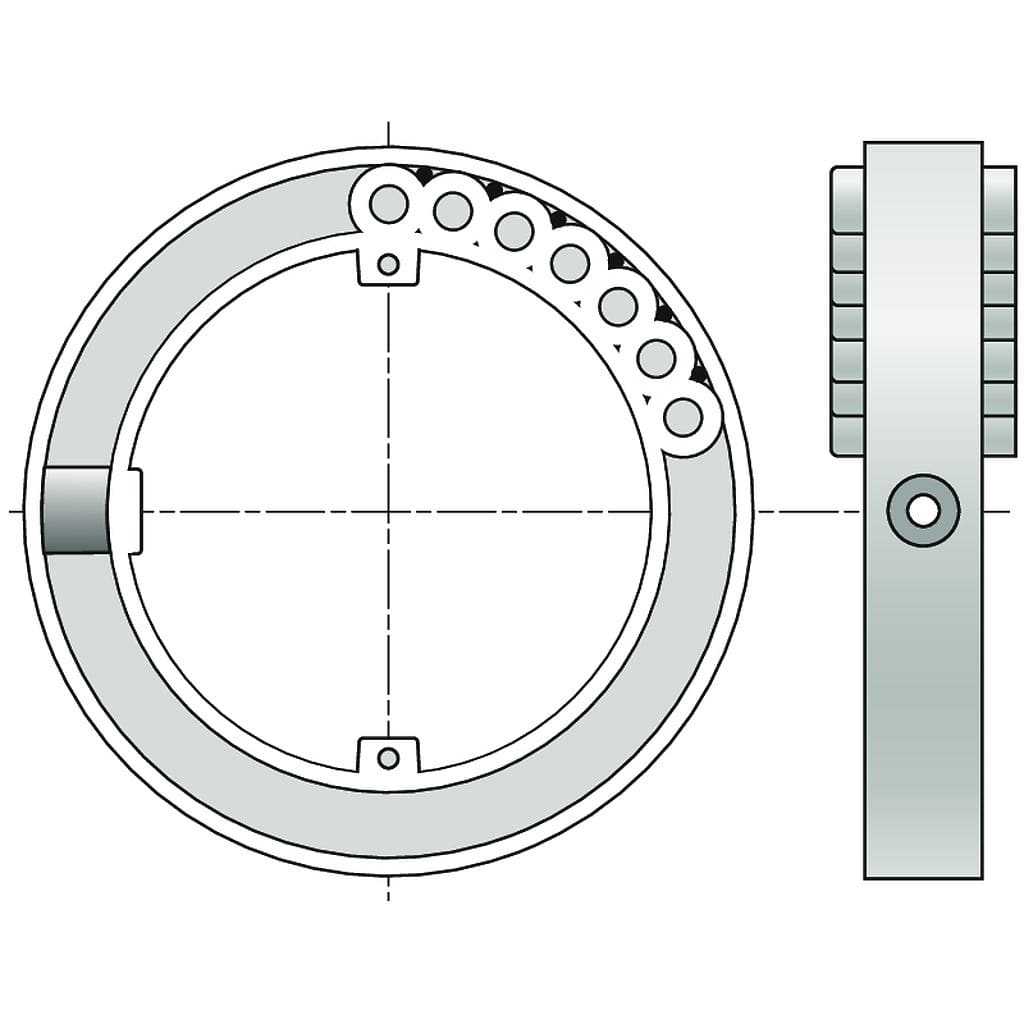 Somfy - Bagues d'adaptation verrous - zf 64 x2