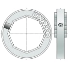 Somfy - Bague d'adaptation verrous - octo 70 x2