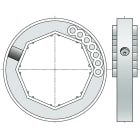 Somfy - Bague d?adaptation pour verrous Octo 70 x2 unités