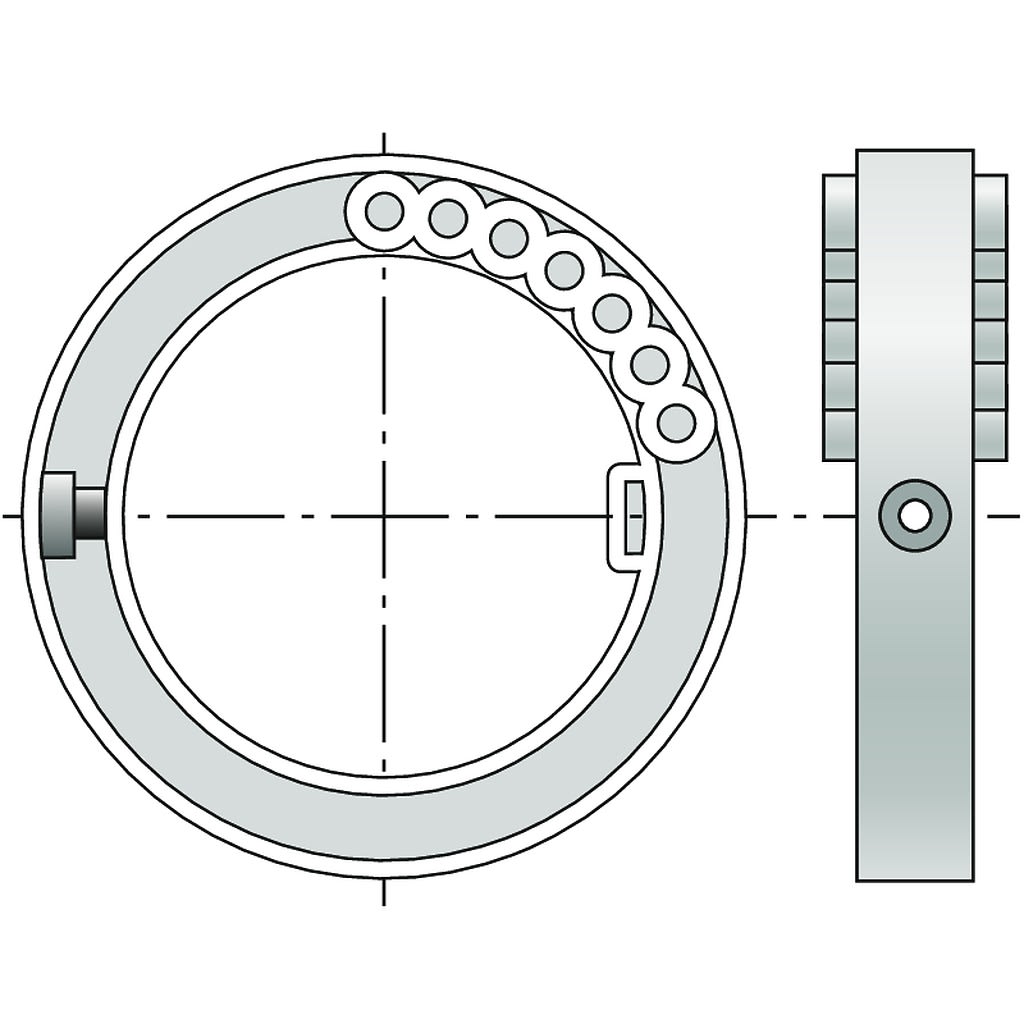 Somfy - Bague d'adaptation verrous -f2000 x2